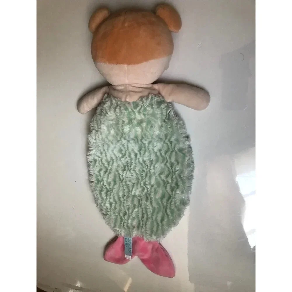 Douglas Baby Cuddle Toy Mermaid Security Blanket Plush Lovey Doll